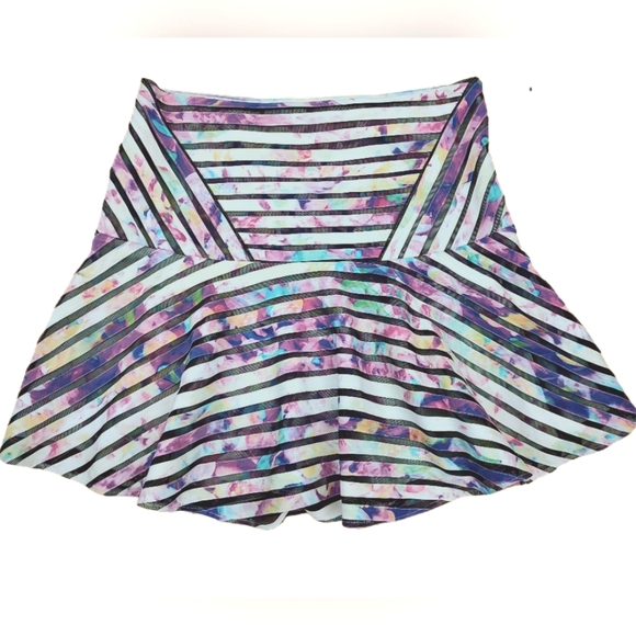 Parker Dresses & Skirts - 🎉HOST PICK🎉 Parker silk floral striped skirt 8